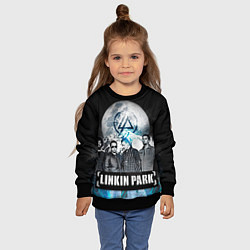 Свитшот детский Linkin Park: Moon, цвет: 3D-черный — фото 2