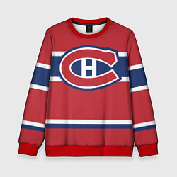 Свитшот детский Montreal Canadiens, цвет: 3D-красный