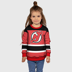 Свитшот детский New Jersey Devils, цвет: 3D-красный — фото 2