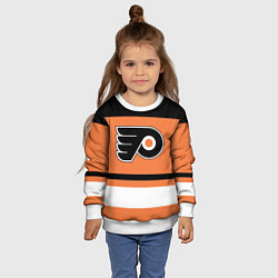 Свитшот детский Philadelphia Flyers, цвет: 3D-белый — фото 2