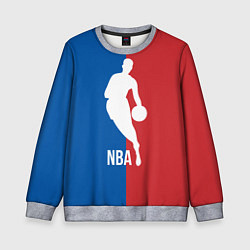 Свитшот детский Эмблема NBA, цвет: 3D-меланж