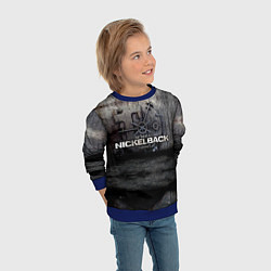 Свитшот детский Nickelback Repository, цвет: 3D-синий — фото 2