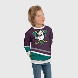 Свитшот детский Anaheim Ducks Selanne, цвет: 3D-белый — фото 2