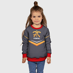 Свитшот детский Fnatic Arrows, цвет: 3D-красный — фото 2