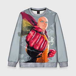 Свитшот детский One Punch Man Fist, цвет: 3D-меланж
