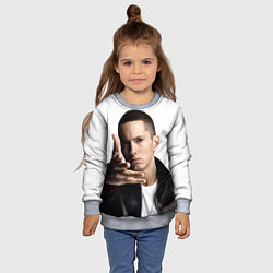 Свитшот детский Eminem, цвет: 3D-меланж — фото 2