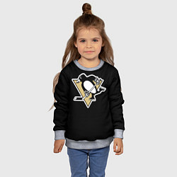 Свитшот детский Pittsburgh Penguins: Malkin, цвет: 3D-меланж — фото 2