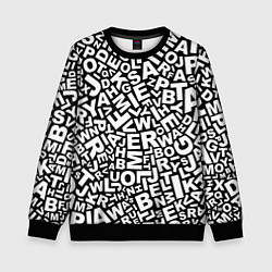 Детский свитшот Английский алфавит