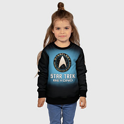 Свитшот детский Star Trek: United Federation, цвет: 3D-черный — фото 2