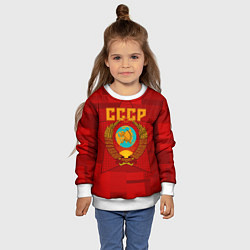 Свитшот детский СССР, цвет: 3D-белый — фото 2
