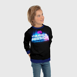Свитшот детский Trancemission: Trance we love, цвет: 3D-синий — фото 2