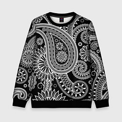 Свитшот детский Paisley, цвет: 3D-черный