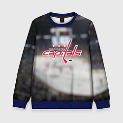 Свитшот детский Washington Capitals, цвет: 3D-синий