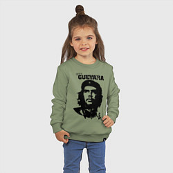 Свитшот хлопковый детский Che Guevara, цвет: авокадо — фото 2