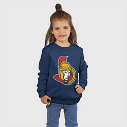 Свитшот хлопковый детский Ottawa Senators цвета тёмно-синий — фото 2
