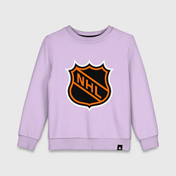 Свитшот хлопковый детский NHL, цвет: лаванда