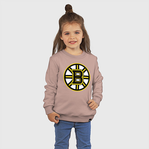 Детский свитшот Boston Bruins / Пыльно-розовый – фото 3