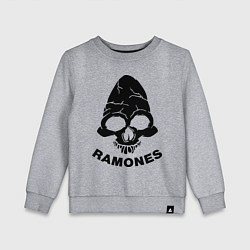 Свитшот хлопковый детский Ramones, цвет: меланж