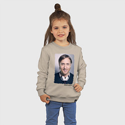 Свитшот хлопковый детский David Guetta, цвет: миндальный — фото 2