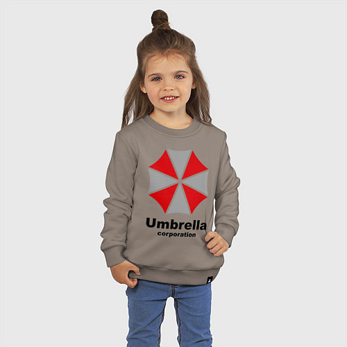 Детский свитшот Umbrella corporation / Утренний латте – фото 3