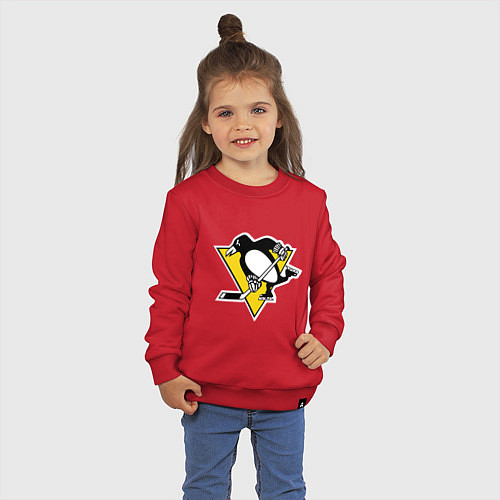 Детский свитшот Pittsburgh Penguins / Красный – фото 3