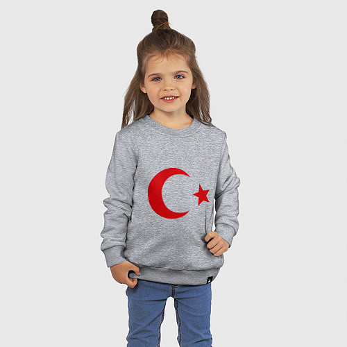Детский свитшот Турция / Меланж – фото 3