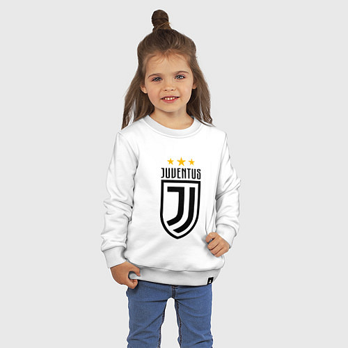 Детский свитшот Juventus FC: 3 stars / Белый – фото 3