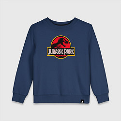 Свитшот хлопковый детский Jurassic Park, цвет: тёмно-синий