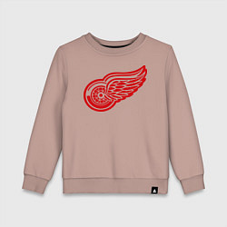Свитшот хлопковый детский Detroit Red Wings: Pavel Datsyuk, цвет: пыльно-розовый