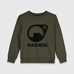 Свитшот хлопковый детский HL: Black mesa, цвет: хаки