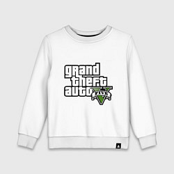 Свитшот хлопковый детский GTA Five, цвет: белый