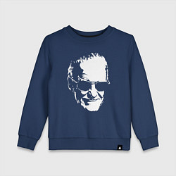Свитшот хлопковый детский STAN LEE, цвет: тёмно-синий