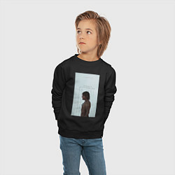 Свитшот хлопковый детский DEATH STRANDING, цвет: черный — фото 2