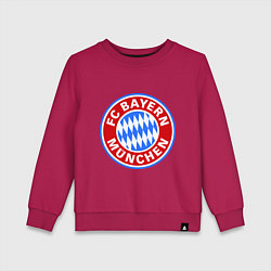 Свитшот хлопковый детский Bayern Munchen FC, цвет: маджента