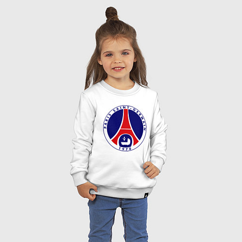 Детский свитшот PSG FC / Белый – фото 3