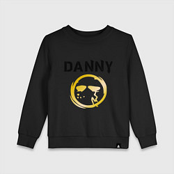 Свитшот хлопковый детский HU: Danny, цвет: черный