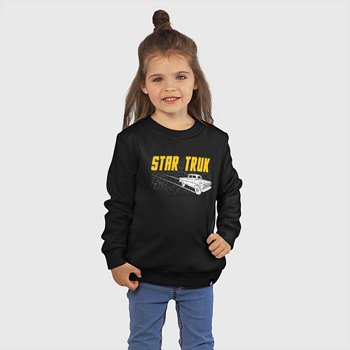 Детский свитшот Star Truk / Черный – фото 3