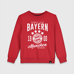 Свитшот хлопковый детский Bayern Munchen 1900, цвет: красный