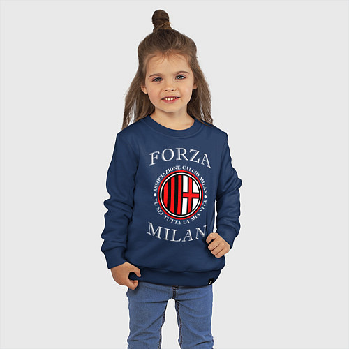 Детский свитшот Forza Milan / Тёмно-синий – фото 3