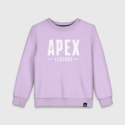 Свитшот хлопковый детский Apex Legends, цвет: лаванда