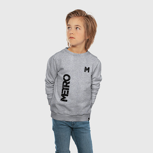 Детский свитшот METRO M / Меланж – фото 4