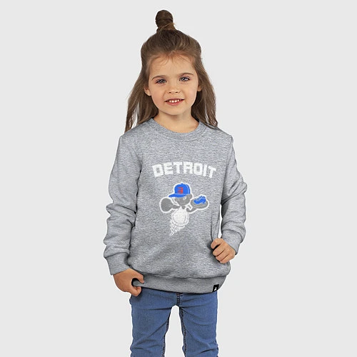 Детский свитшот Detroit / Меланж – фото 3