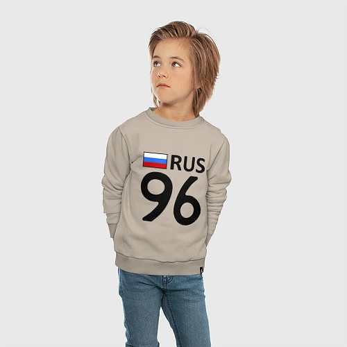 Детский свитшот RUS 96 / Миндальный – фото 4