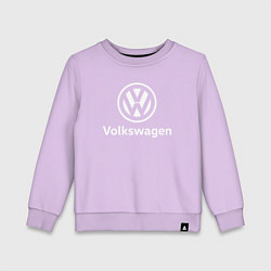 Свитшот хлопковый детский VOLKSWAGEN, цвет: лаванда