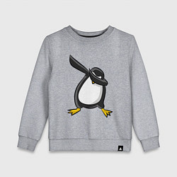 Свитшот хлопковый детский DAB Pinguin, цвет: меланж