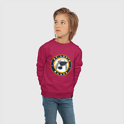 Свитшот хлопковый детский St Louis Blues, цвет: маджента — фото 2