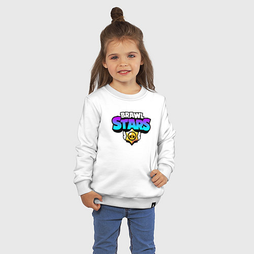 Детский свитшот BRAWL STARS / Белый – фото 3