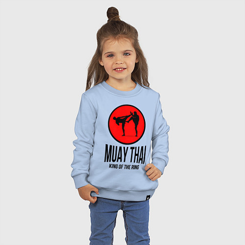 Детский свитшот Muay thai fighters / Мягкое небо – фото 3