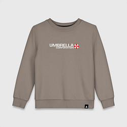 Свитшот хлопковый детский UMBRELLA CORP, цвет: утренний латте