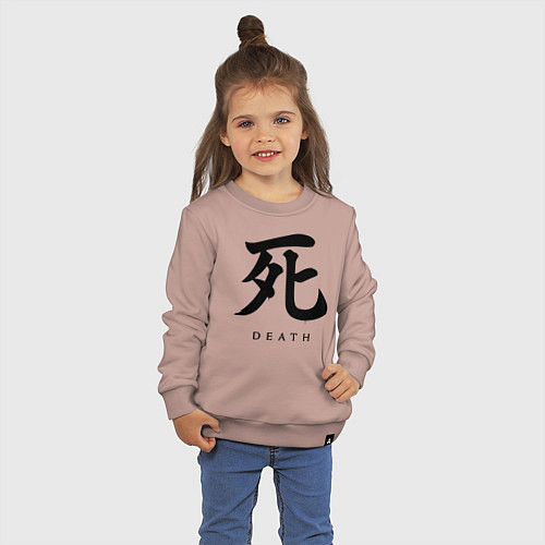 Детский свитшот Sekiro: Shadows Die Twice / Пыльно-розовый – фото 3